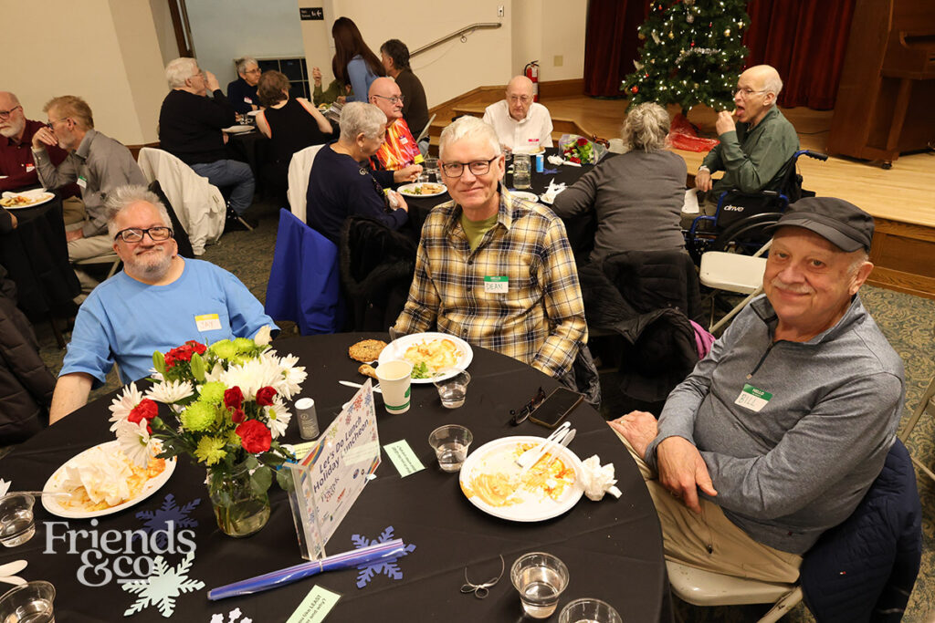 older adult at Friends & Co queer holiday luncheon for older adults in the Twin Cities 2025