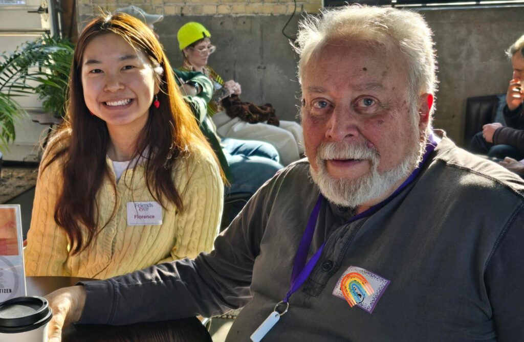 Participants at Let's Do Coffee in St. Paul