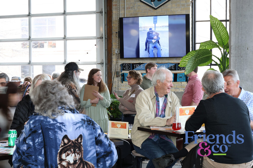 Attendees at Dual Citizen Brewing Company hosting Friends & Co fundraiser