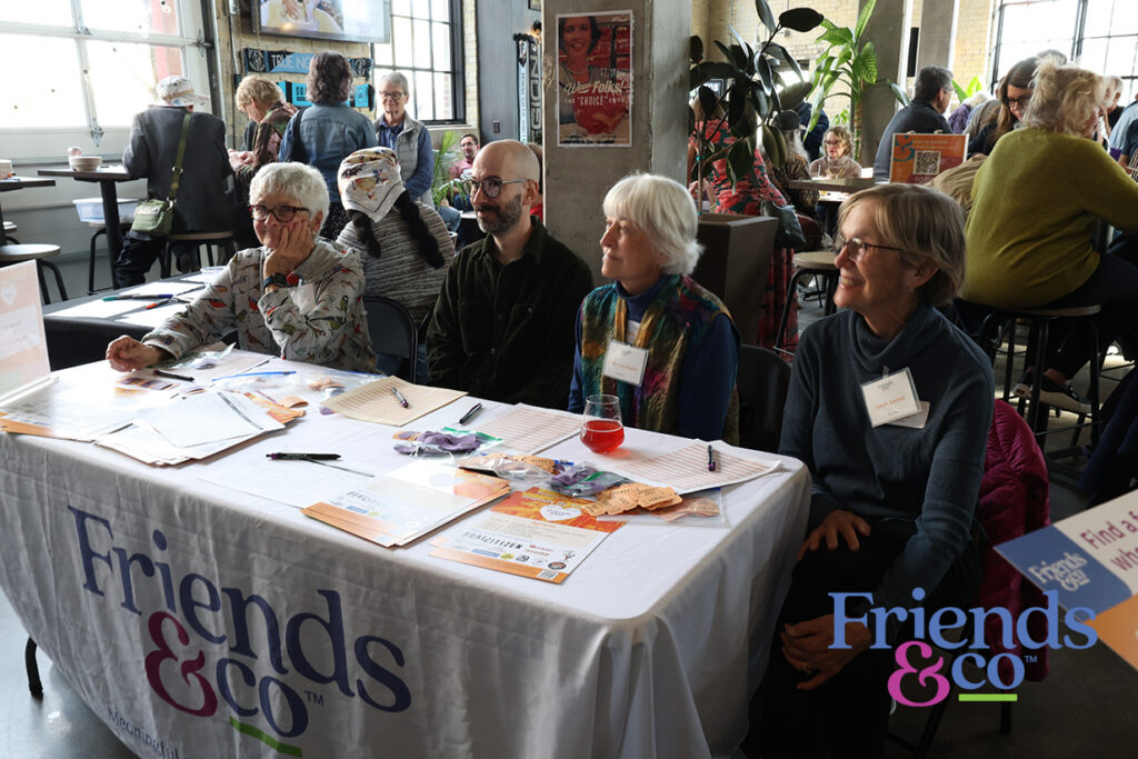 Guest check in at Friends by Your Side fundraiser