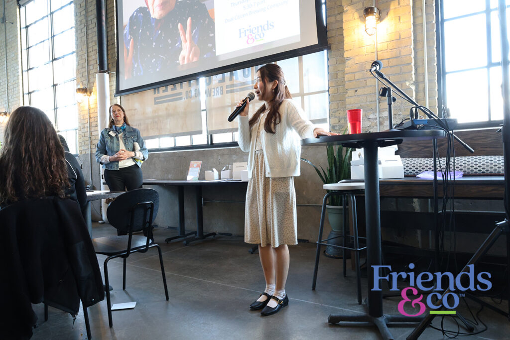 Florence Wee at Friends By Your Side fundraiser