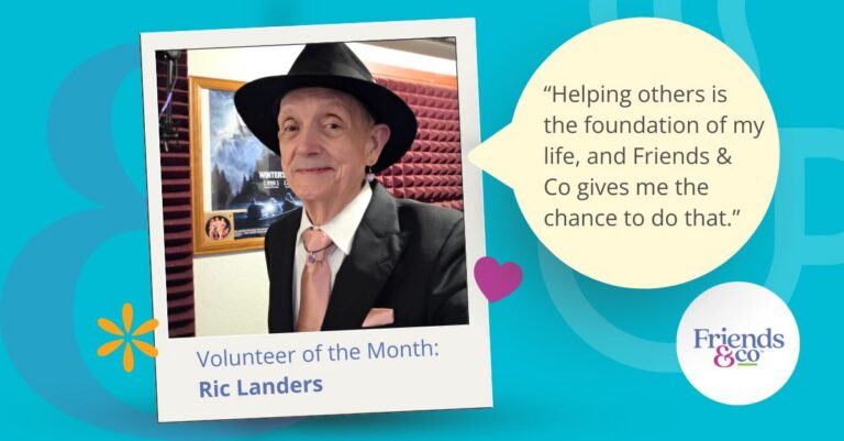 Ric Landers volunteer of the Month