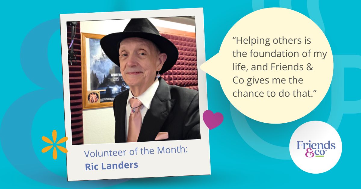 Ric Landers volunteer of the Month