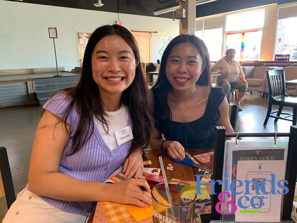 Volunteers at Friends & Co fall card making event